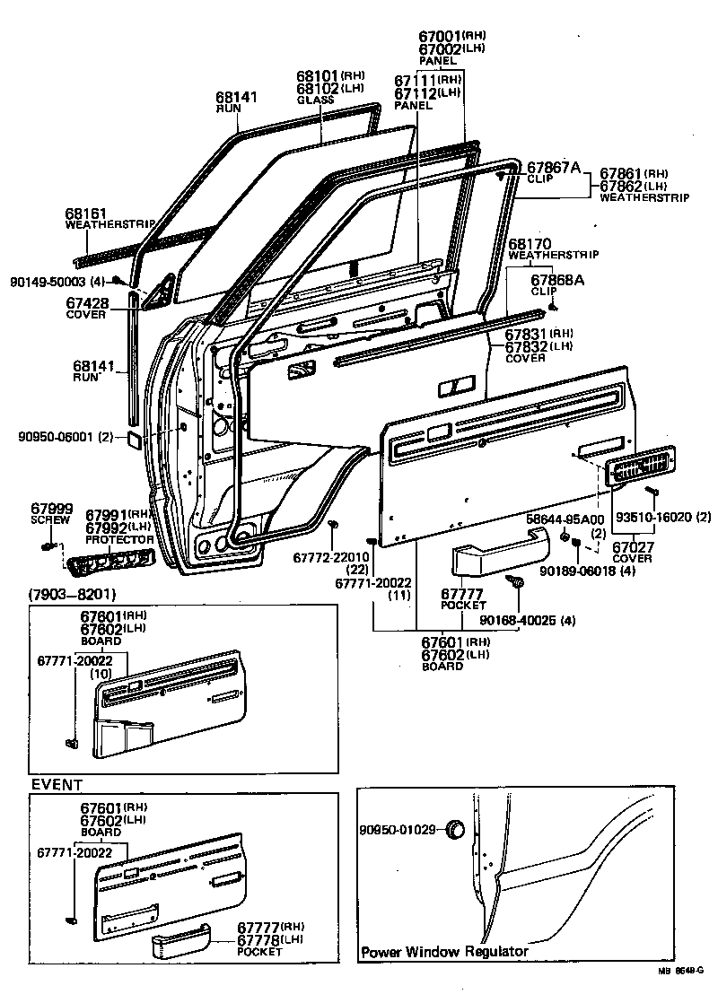 67002-95020 PANEL SUB-ASSY, FRONT DOOR, LH product image