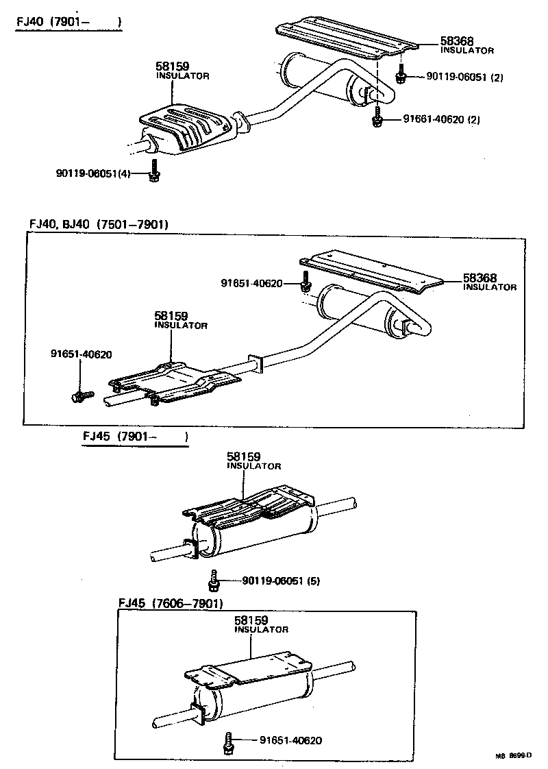 Toyota 58371-90301 INSULATOR, HEAT