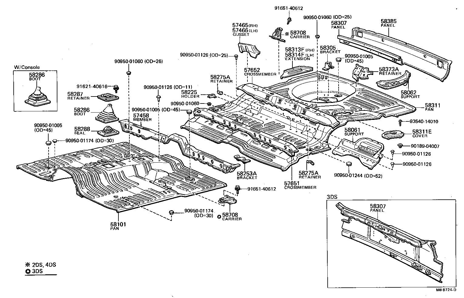 58307-16200 PANEL SUB-ASSY, BODY LOWER BACK product image