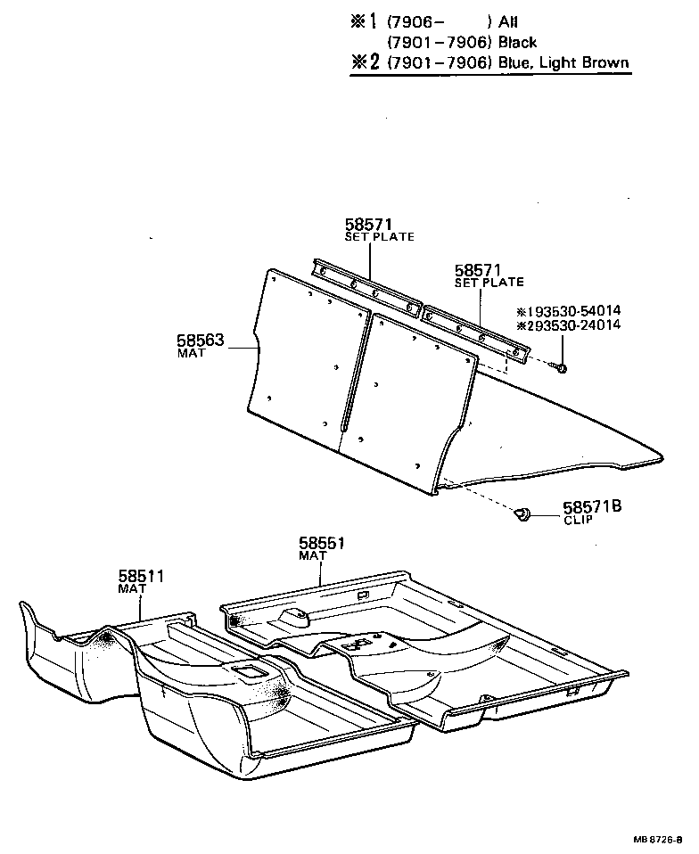 58540-16100-06 MAT, FLOOR, REAR product image