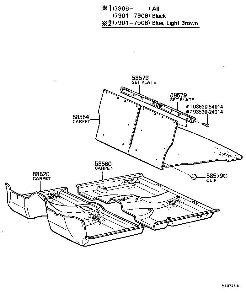 58510-16111-01 CARPET ASSY, FRONT FLOOR product image