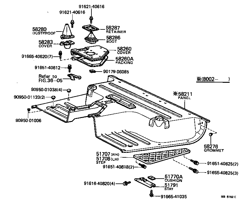 51707-69015 STEP ASSY, FRONT, RH product image