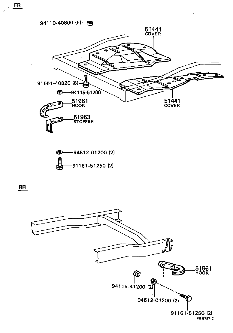 51441-35011 COVER, ENGINE UNDER, NO.1 product image
