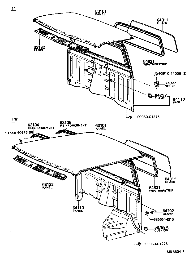 64101-95114 PANEL ASSY, FRONT BODY BACK product image