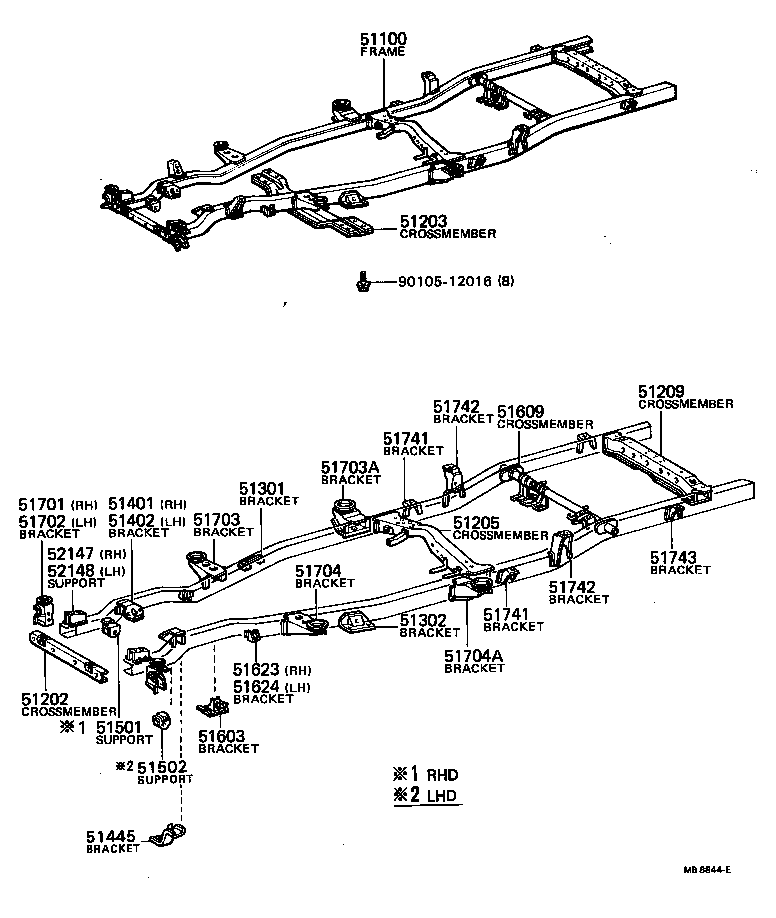 51001-35681 FRAME ASSY product image