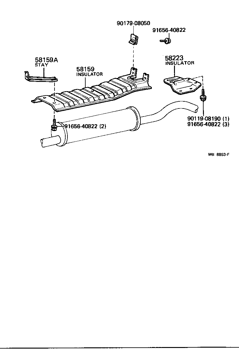 17552-95A01 INSULATOR, CENTER FLOOR HEAT, NO.2 product image