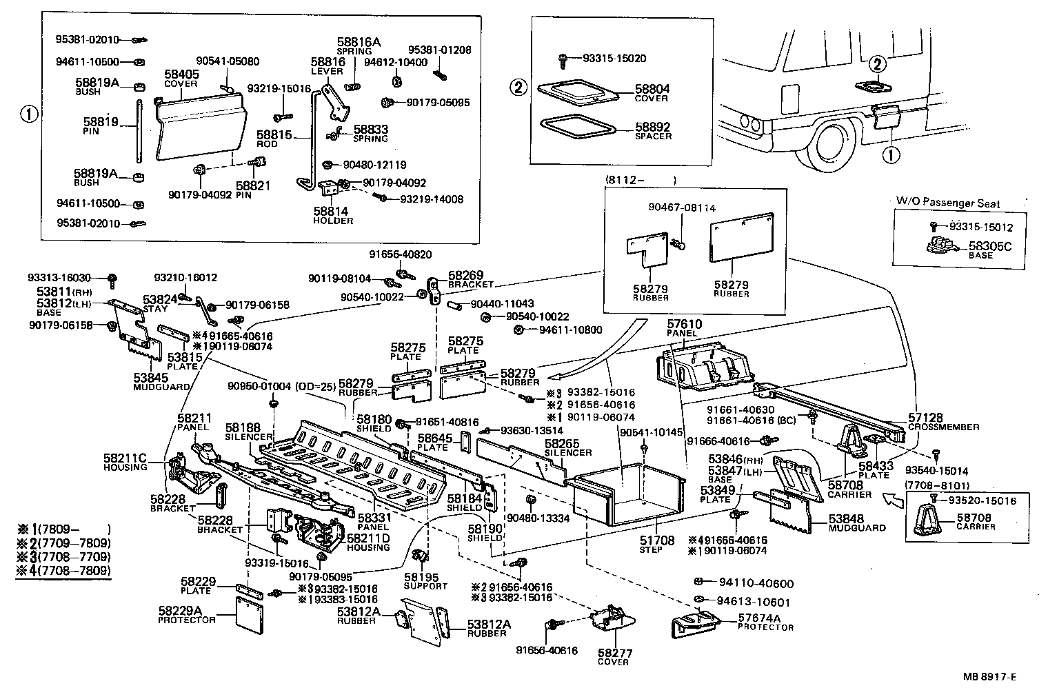 58808-90501 COVER ASSY, TRANSMISSION, FRONT product image