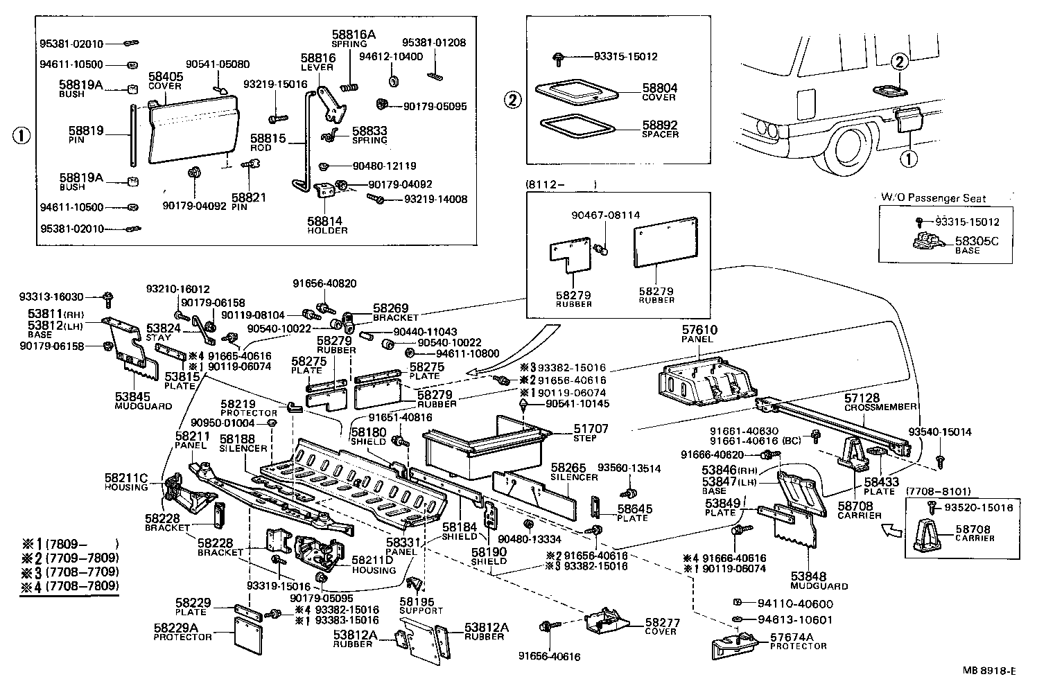 58808-90501 COVER ASSY, TRANSMISSION, FRONT product image