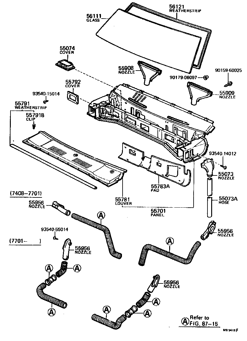 Toyota 55700-12031 PANEL SUB-ASSY, COWL