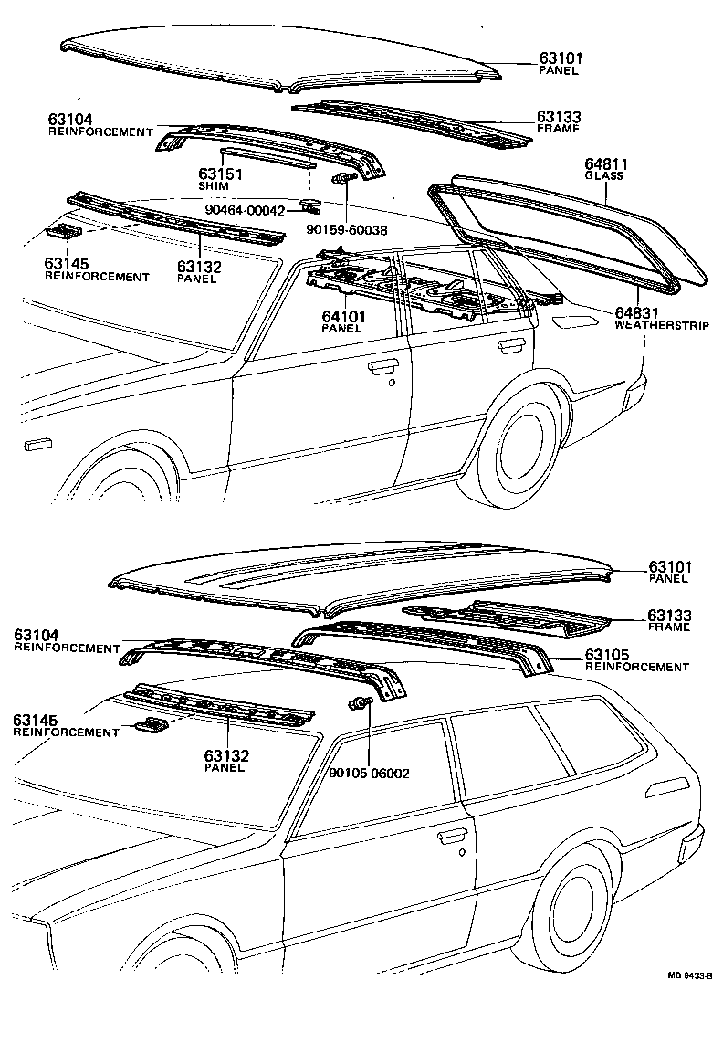 64801-12090 GLASS, BACK WINDOW product image