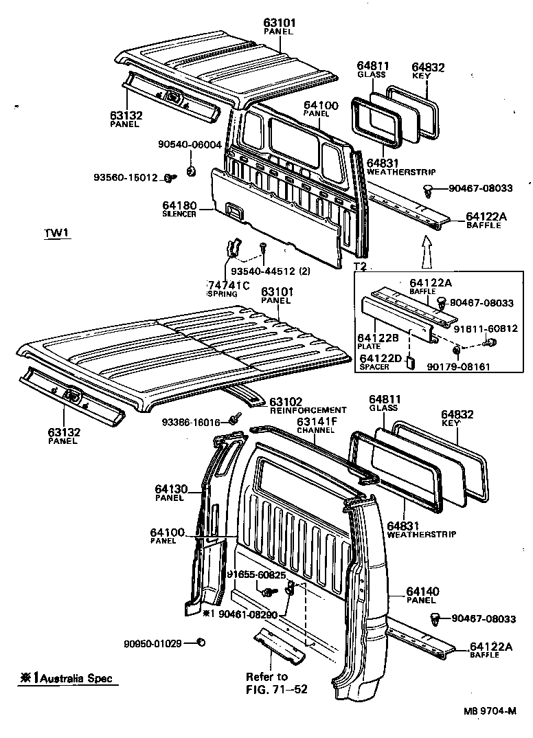 53711-95409 APRON SUB-ASSY, FRONT FENDER, RH product image