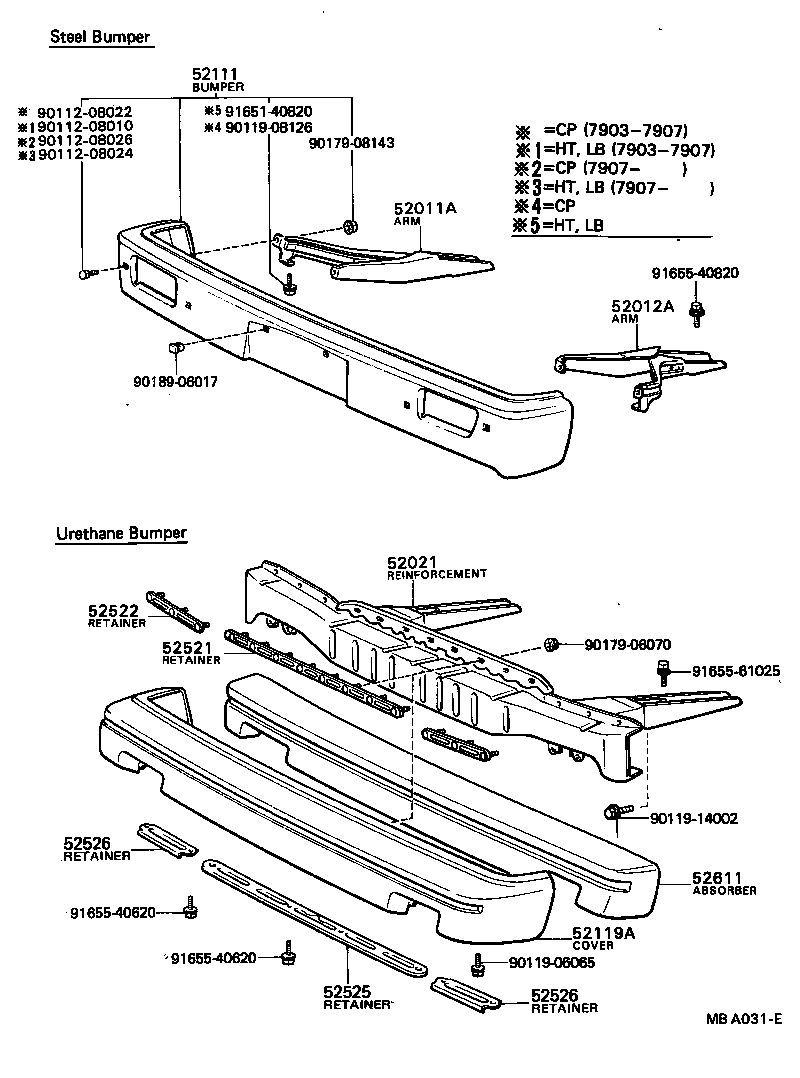 52021-12032 REINFORCEMENT SUB-ASSY, FRONT BUMPER product image