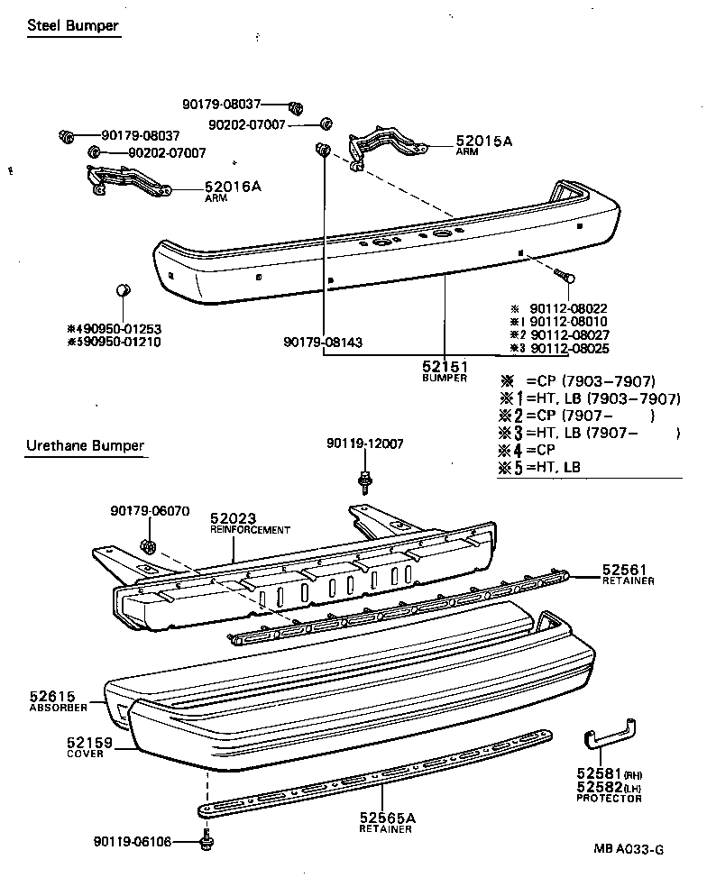 52106-12110 EXTENSION, REAR BUMPER, RH product image