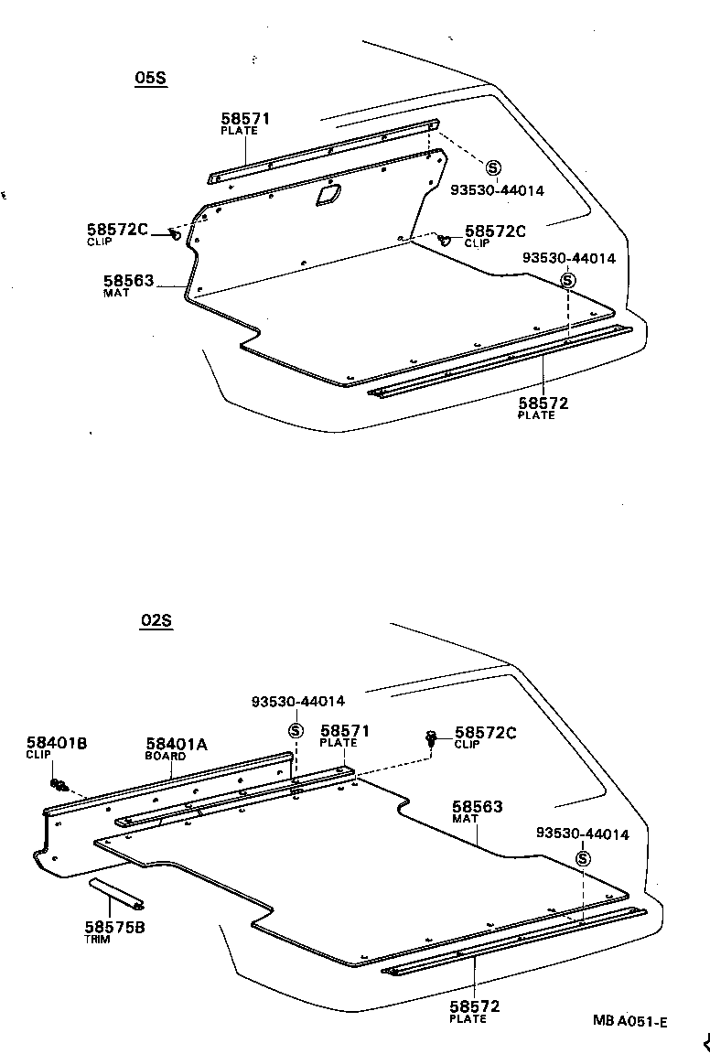 58401-13030 BOARD SUB-ASSY, DECK, NO.1 product image