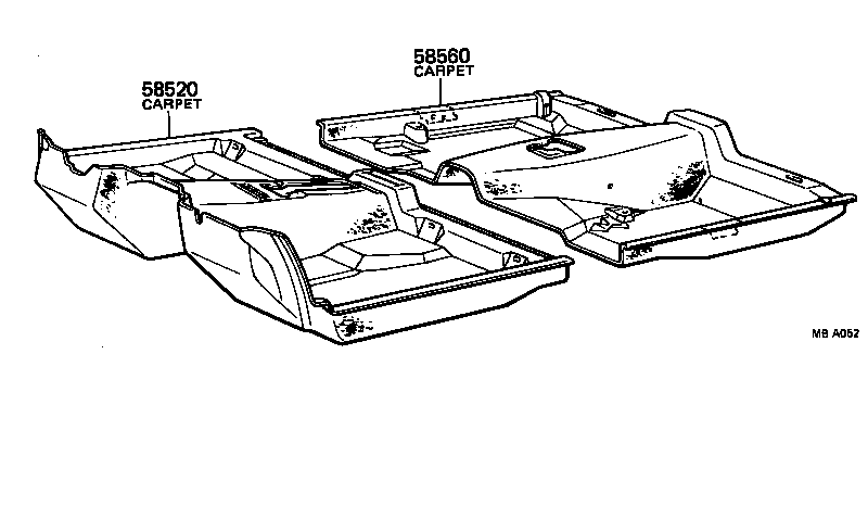 58401-13030 BOARD SUB-ASSY, DECK, NO.1 product image