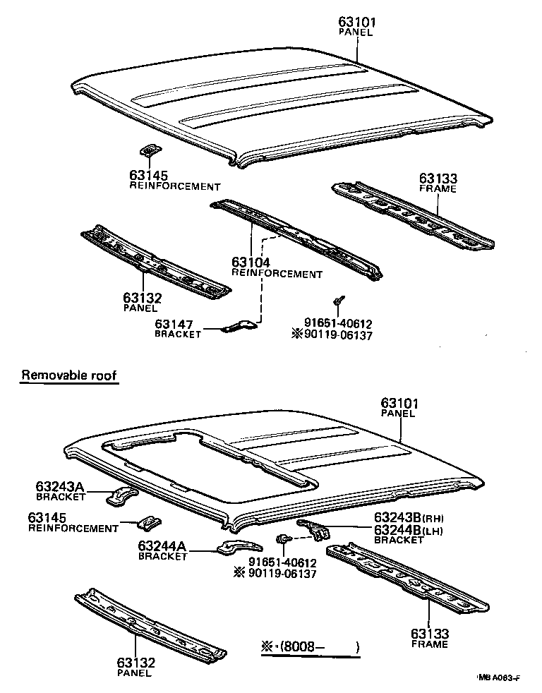 64801-12420 GLASS, BACK WINDOW product image
