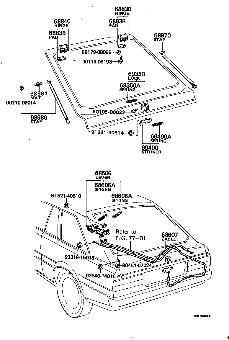 69350-13041 LOCK ASSY, BACK DOOR product image