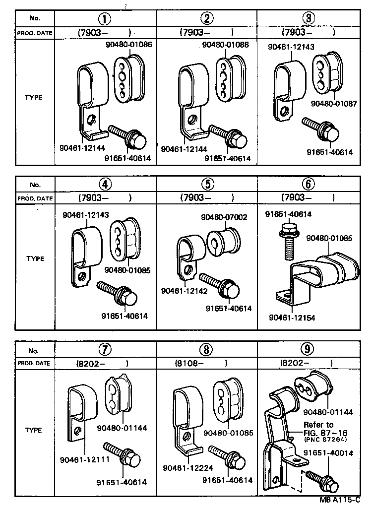 77306-13010 LEVER SUB-ASSY, FUEL LID LOCK OPEN product image