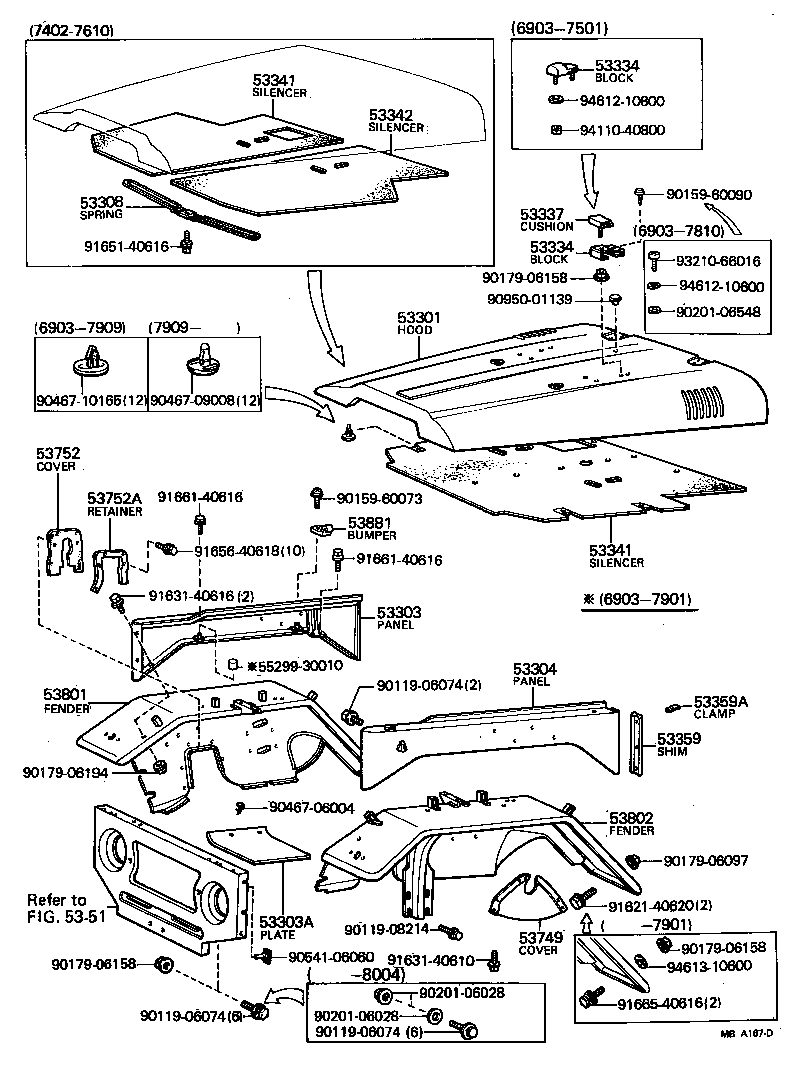 53810-90331 FENDER SUB-ASSY, FRONT RH product image
