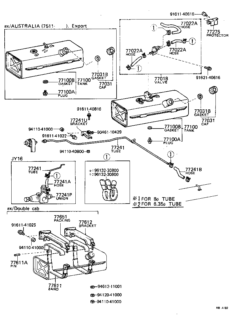 77283-25021 BRACKET, FUEL CLAMP product image