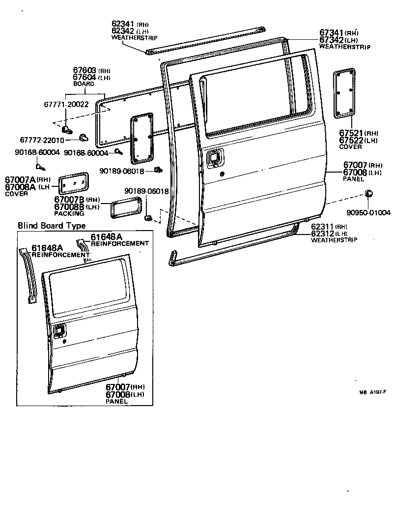 62344-95A02 WEATHERSTRIP, DOOR OPENING TRIM, LOWER RH product image