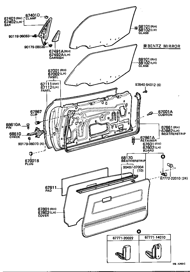 67112-14151 PANEL, FRONT DOOR, OUTER LH product image