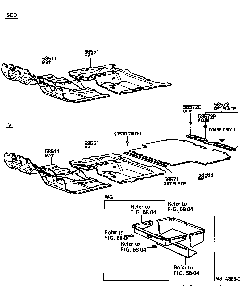 58510-30880 MAT, FLOOR, FRONT product image