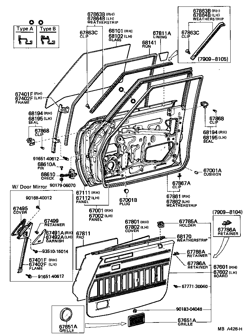 67112-30240 PANEL, FRONT DOOR, OUTER LH product image