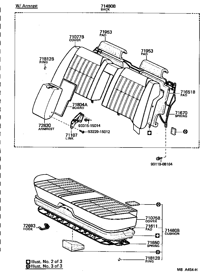 58443-91701 CUSHION, DECK COMPARTMENT BOX product image