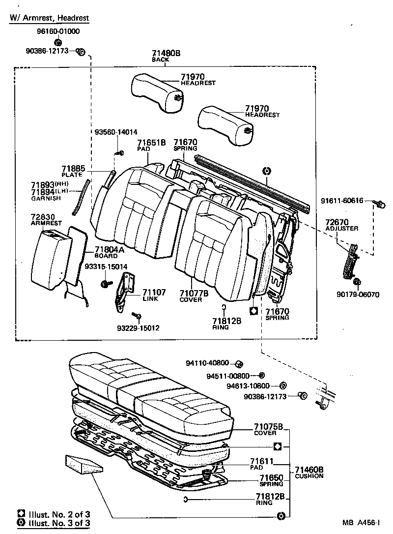 58443-91701 CUSHION, DECK COMPARTMENT BOX product image
