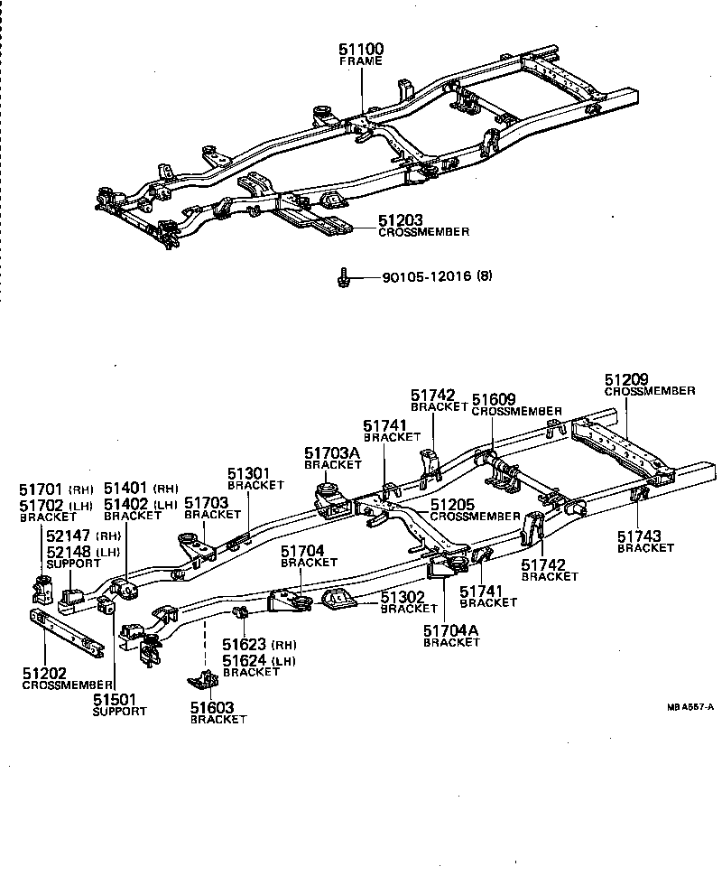 51001-3D480 FRAME ASSY product image