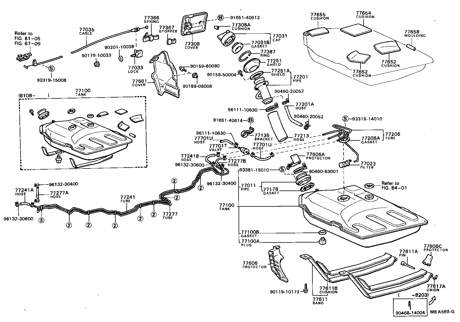 95332-06050 HOSE, FUEL(FOR FUEL EVAPORATIVE SEPARATOR) product image