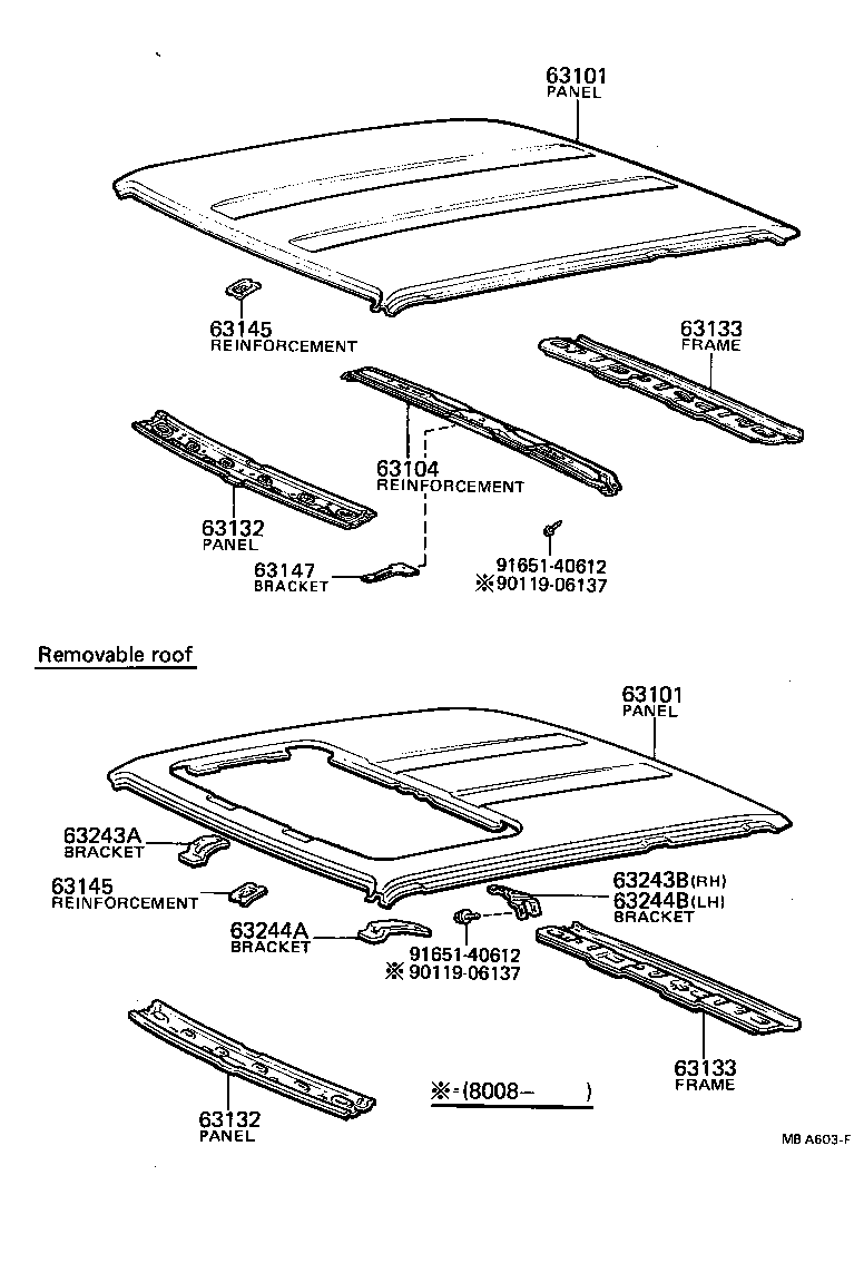 64801-12430 GLASS, BACK WINDOW product image