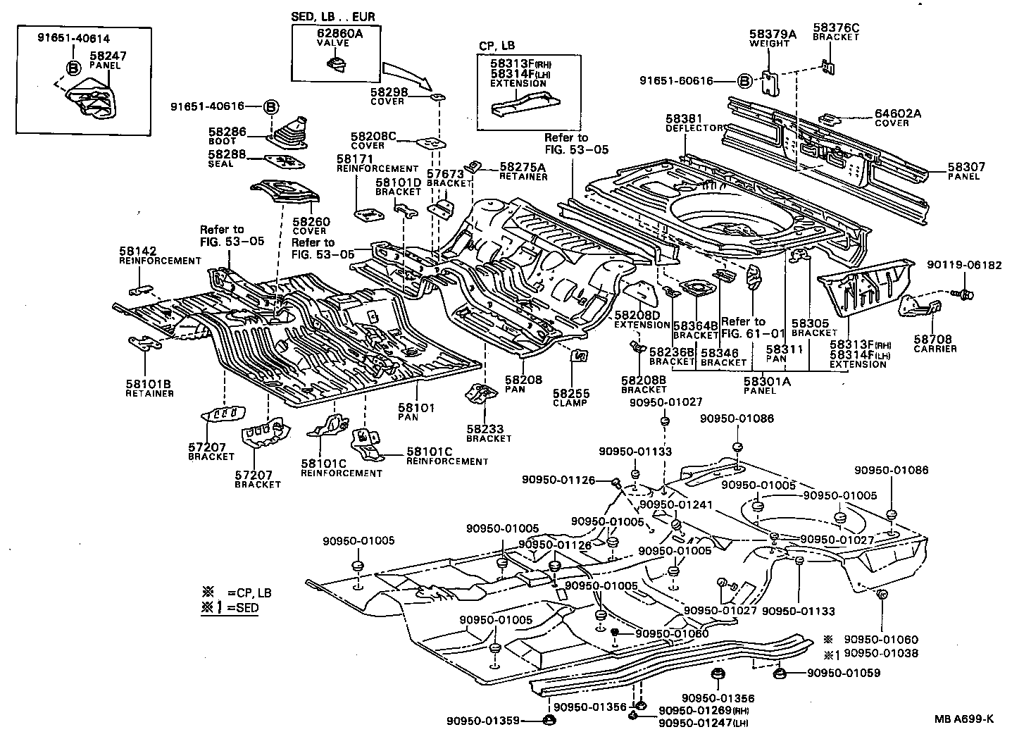 57207-12030 BRACKET SUB-ASSY, ENGINE REAR MOUNTING MEMBER product image