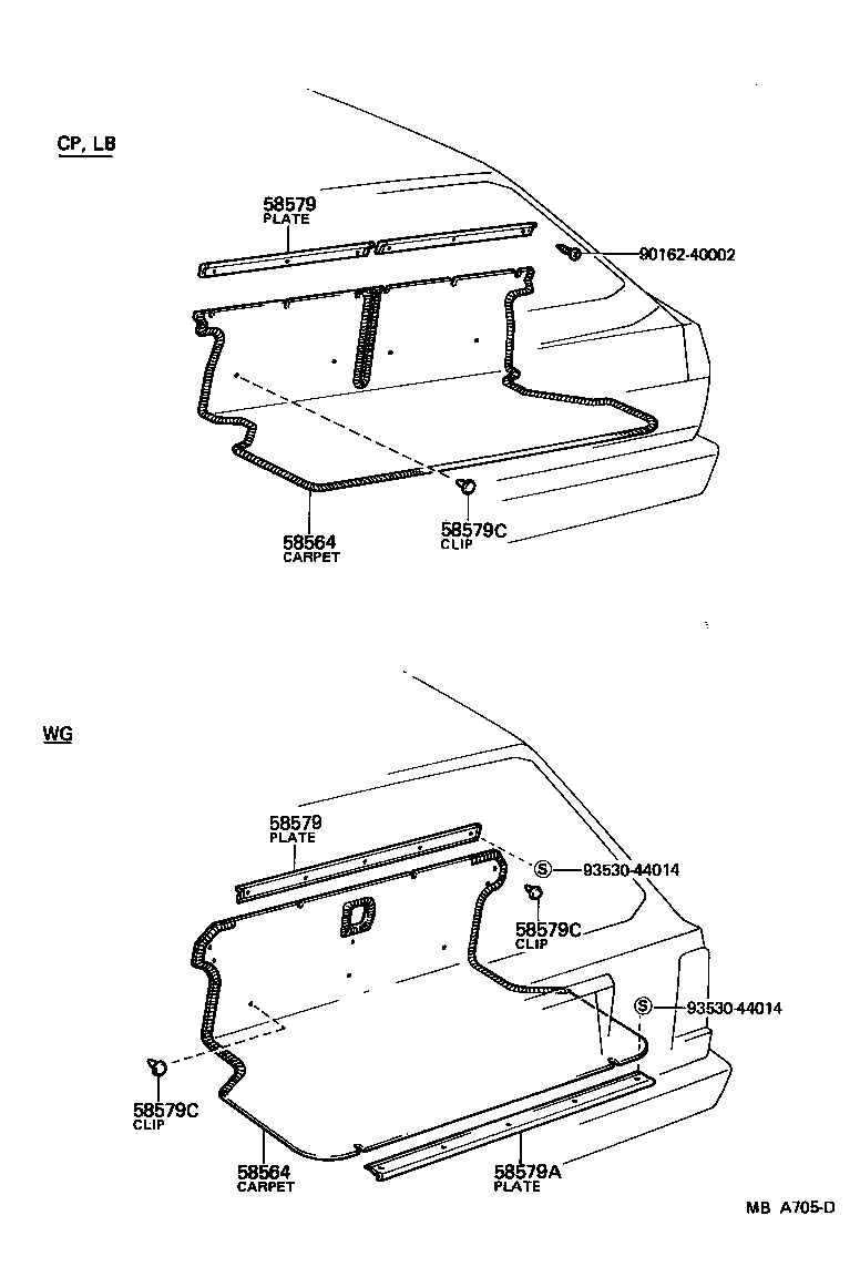 Toyota 58510-12551-01 MAT, FLOOR, FRONT