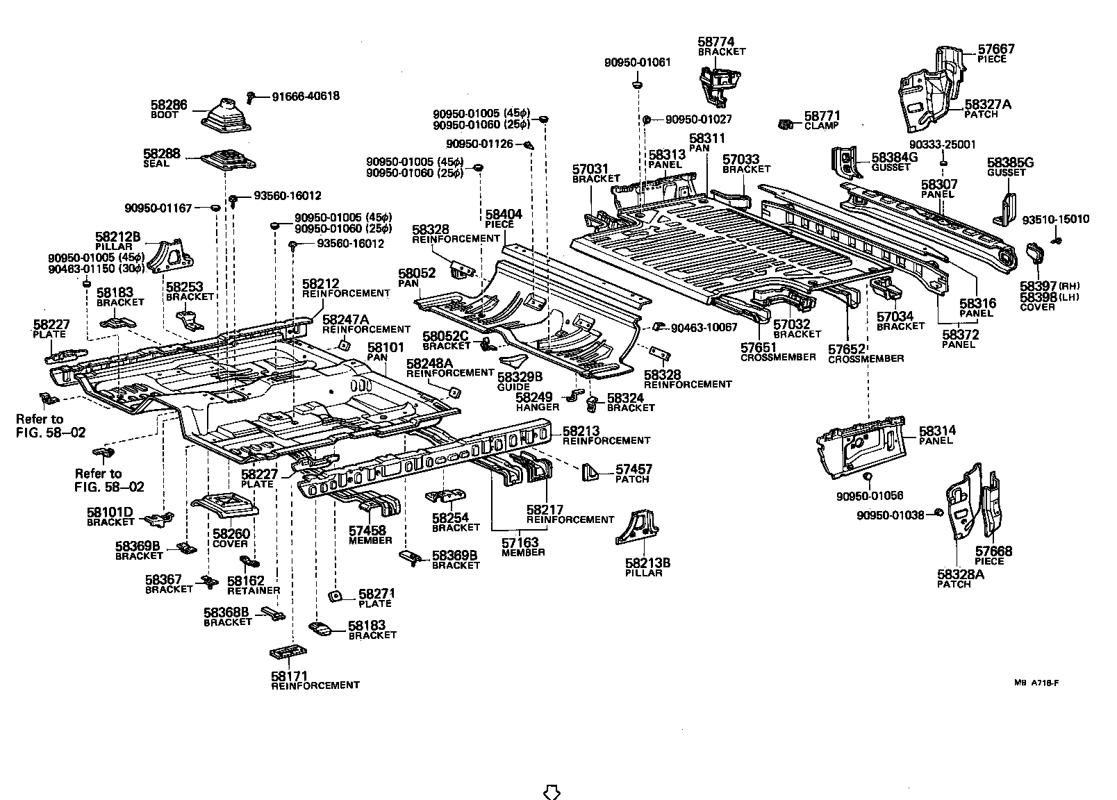 57061-30010 PLATE, FUEL TANK BRACKET, RH product image