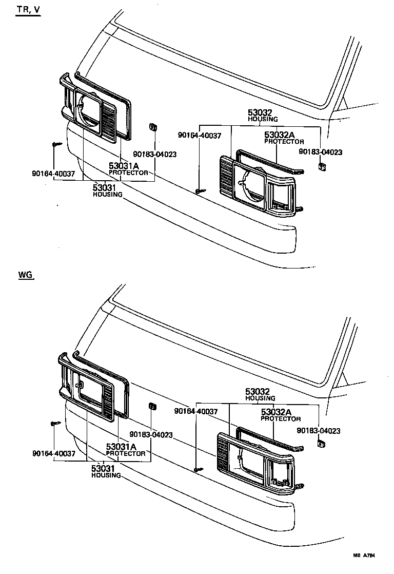 53120-95700 GRILLE, RADIATOR product image