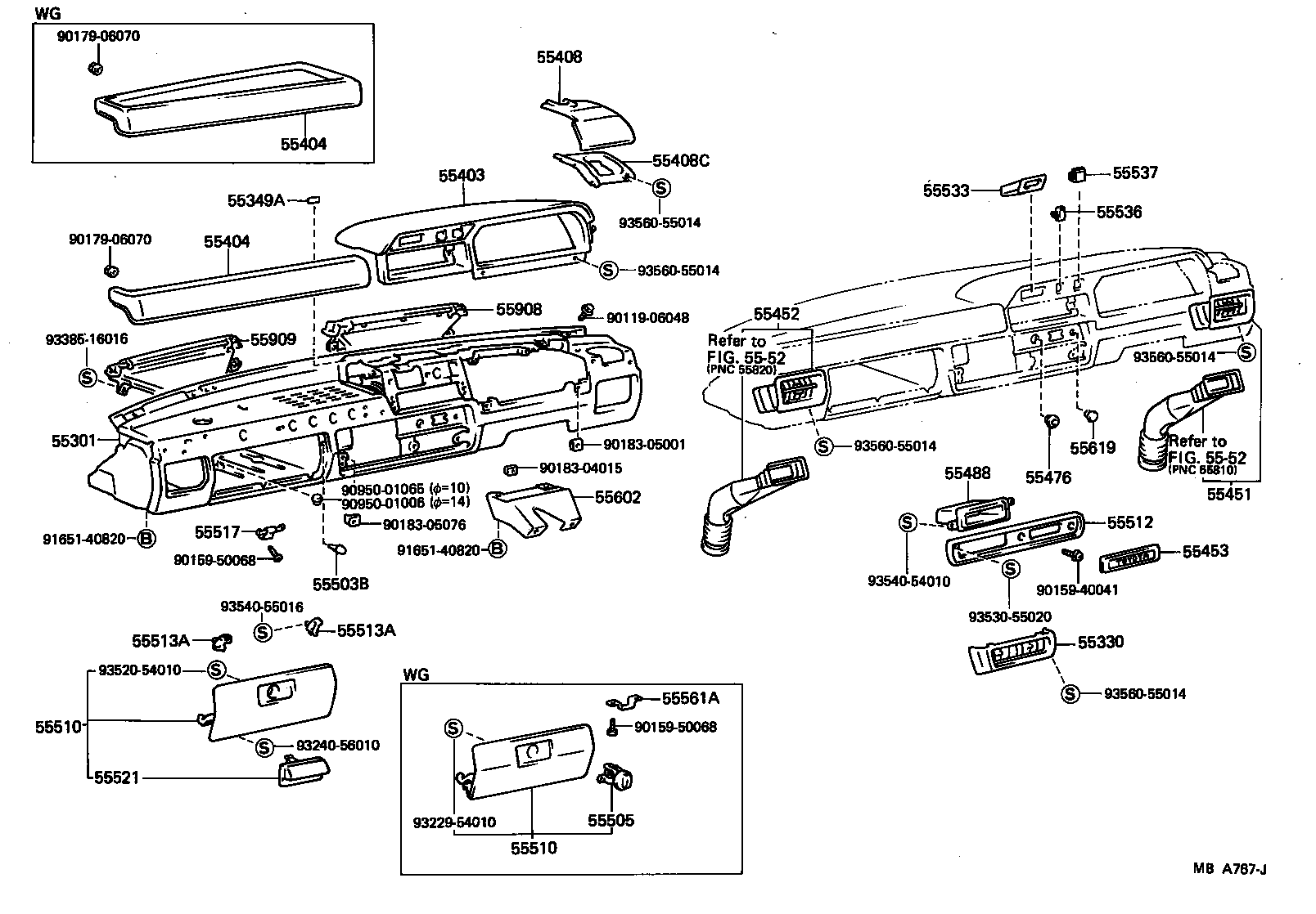 55341-95700 BRACE, INSTRUMENT PANEL, NO.1 product image