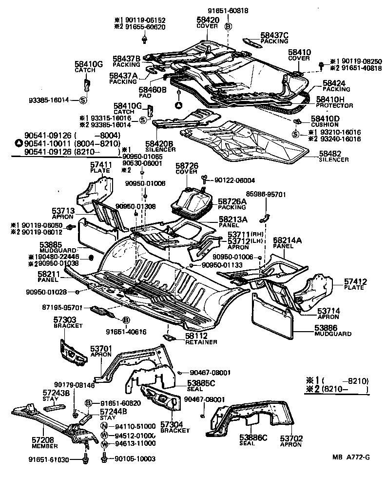 57201-95704 MEMBER SUB-ASSY, ENGINE FRONT MOUNTING product image