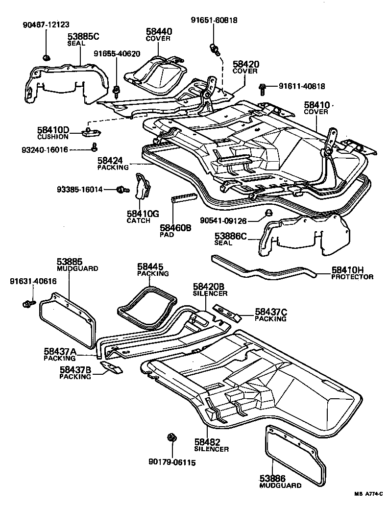 57201-95704 MEMBER SUB-ASSY, ENGINE FRONT MOUNTING product image