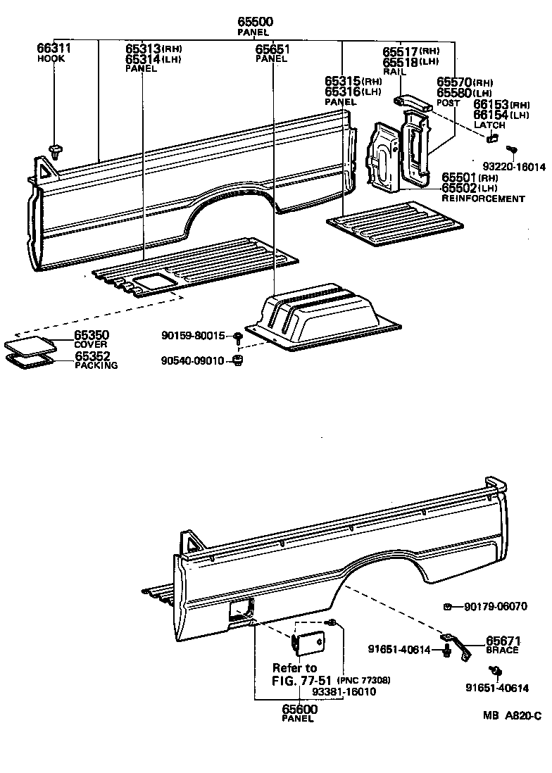 65305-95010 COVER ASSY, BATTERY SERVICE HOLE product image