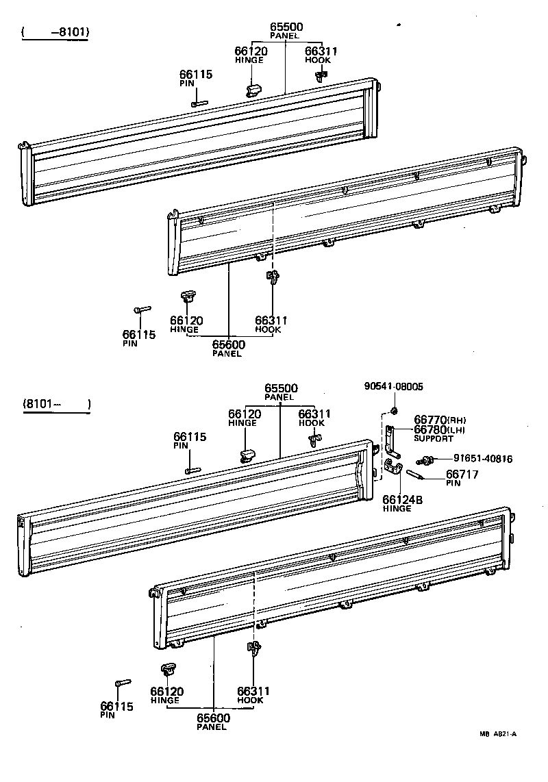 65305-95010 COVER ASSY, BATTERY SERVICE HOLE product image