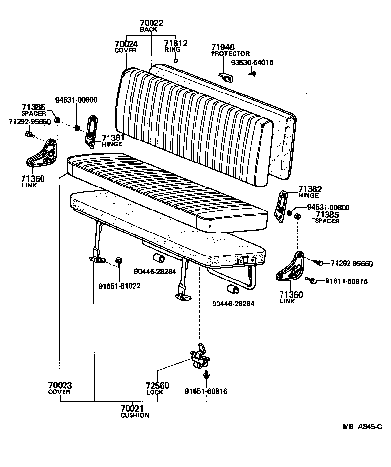 74716-95A01 SPRING, JACK HANDLE SUPPORT product image