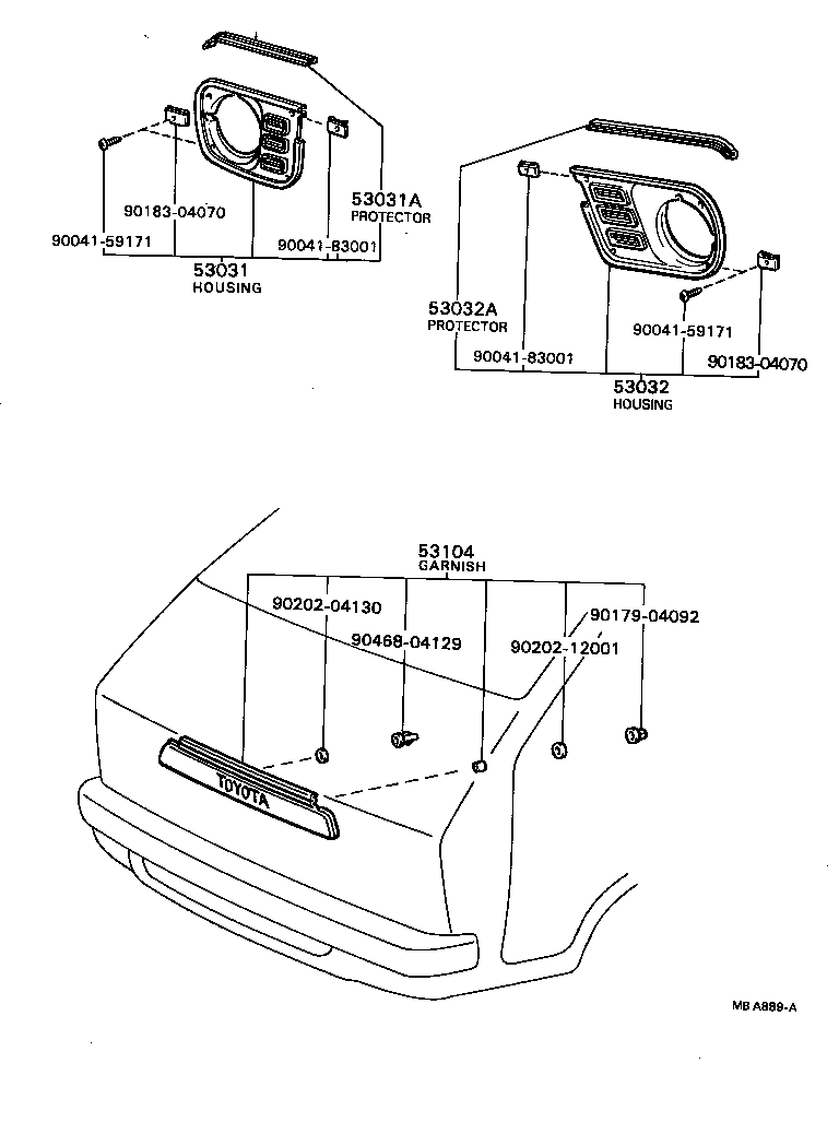 53031-29105 HOUSING, HEADLAMP, RH product image