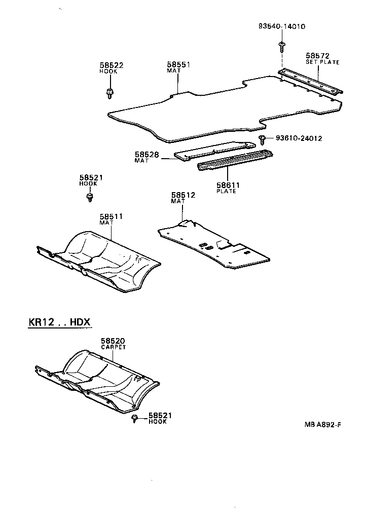 55211-87001 SILENCER, FRONT PANEL product image