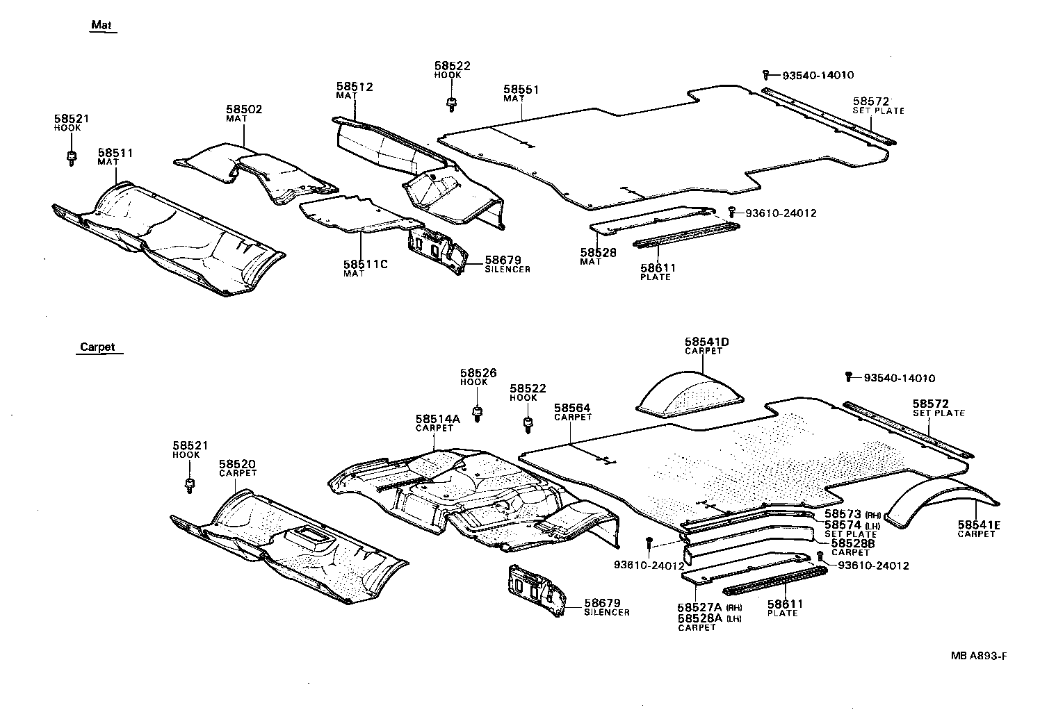 55211-87001 SILENCER, FRONT PANEL product image