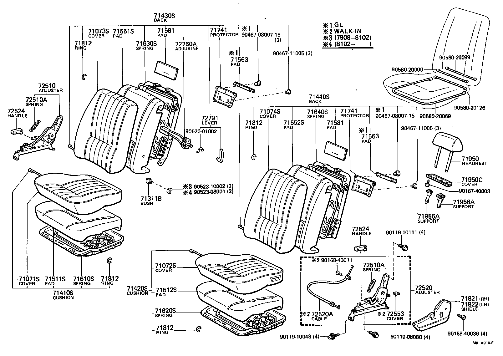 90386-12005 BUSH (FOR FRONT SEAT HINGE PIN) product image