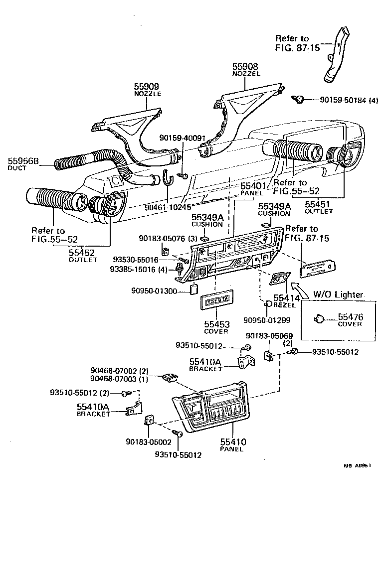 51001-26091 FRAME ASSY product image