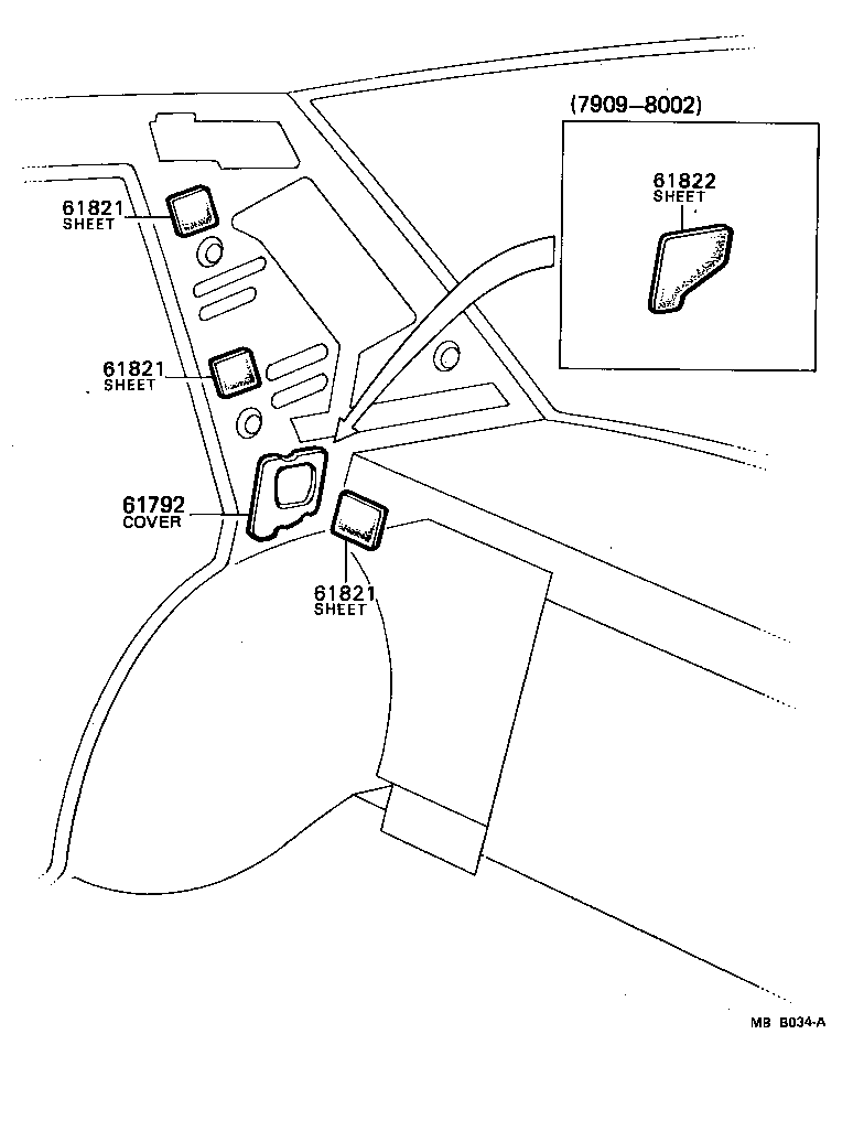61631-30902 PANEL, QUARTER WHEEL HOUSE, OUTER RH product image