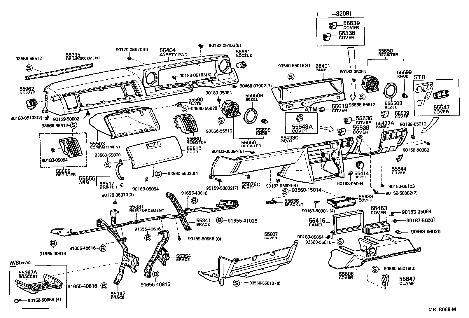 55411-22140 PANEL SUB-ASSY, INSTRUMENT CLUSTER FINISH product image